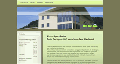 Desktop Screenshot of aktiv-sport-bohn.de